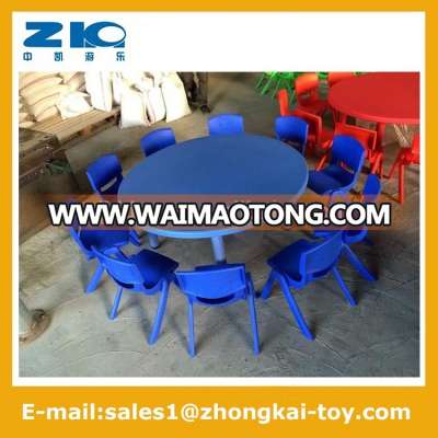 colorful round plastic baby table for sale