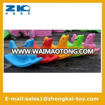 Animal dolphin plastic rocker with cheap price