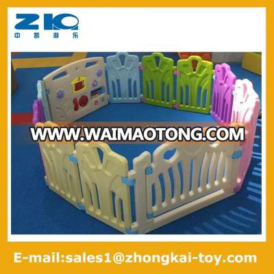 Manufacturer China new cheap mini kids plastic fence play for kindergarten