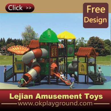 2016 Hot Outdoor Playground Equipment with Slide and Swing (12003A)